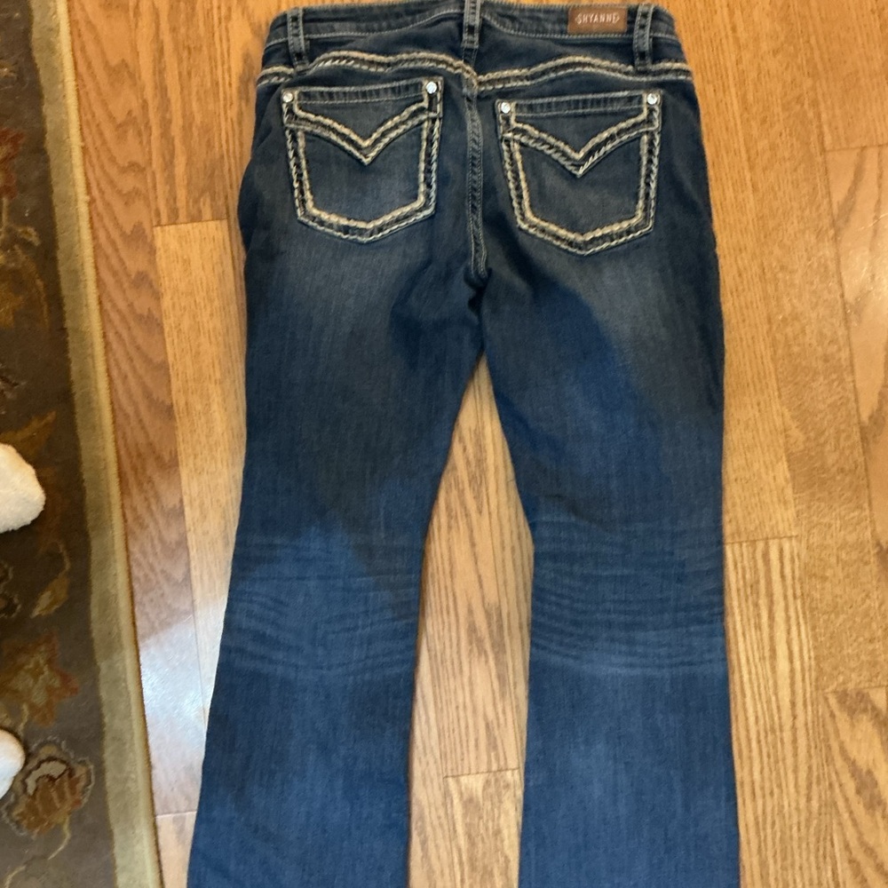 Shyanne Dark Blue Boot Cut Jeans